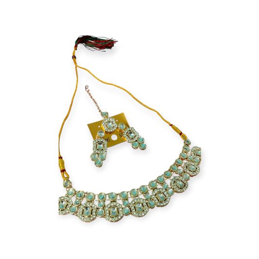 Sajobhi's Kundan Bridal Necklace Set
