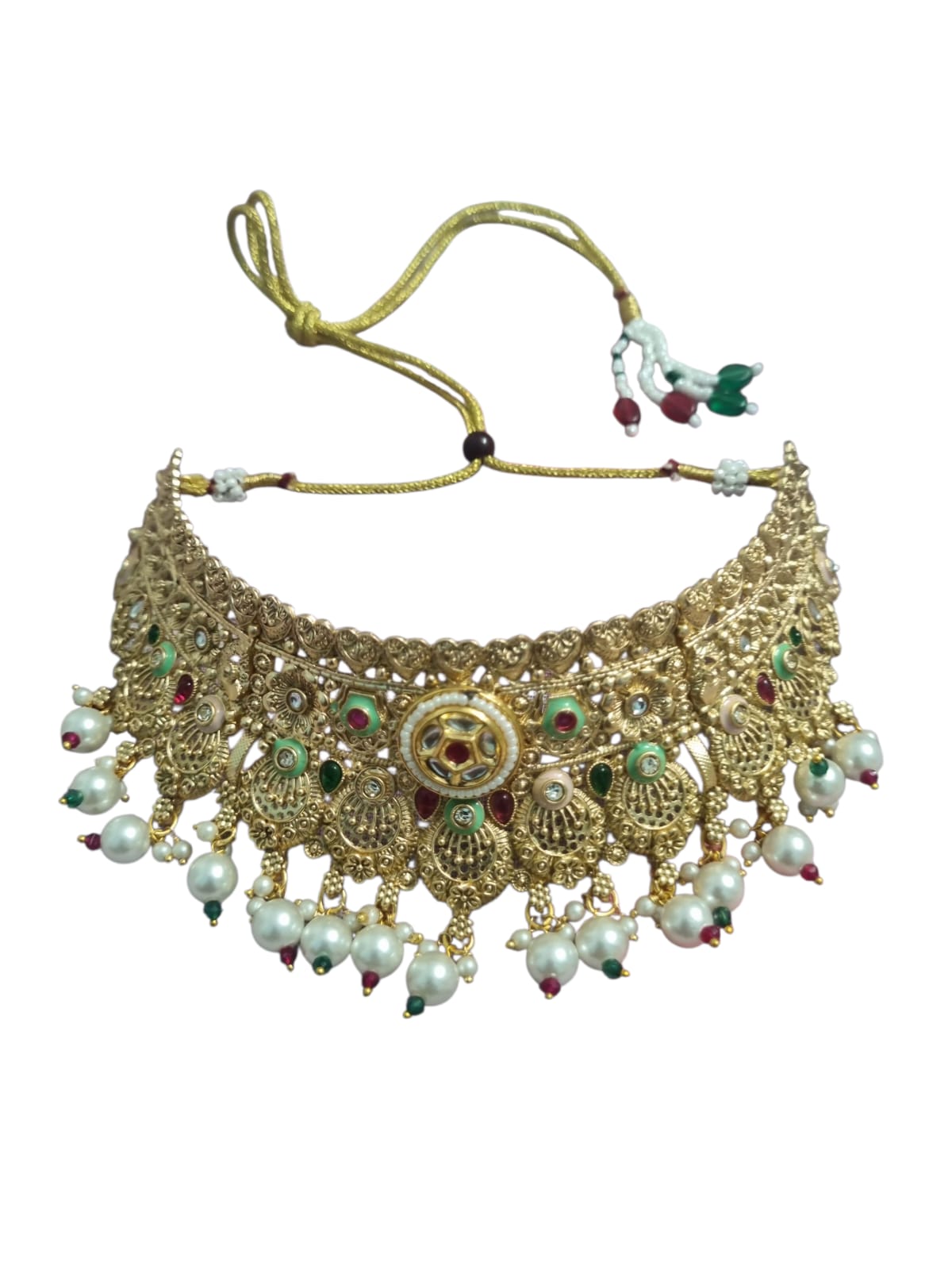 SAJOBHI,s Royal Heritage Kundan Bridal Set